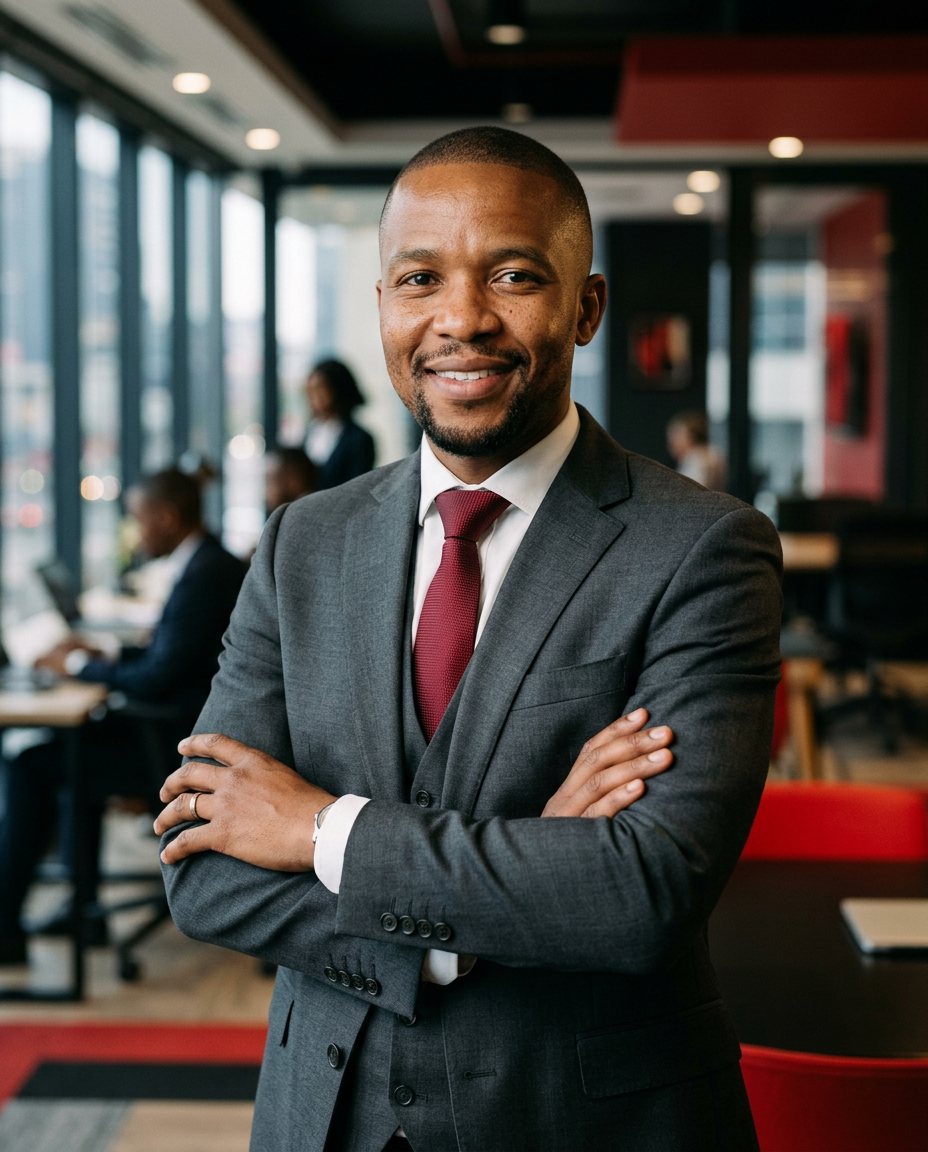 Tshepo Technologies consultant meeting a South African business client